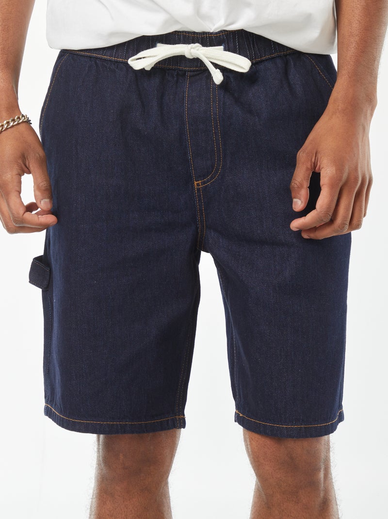 Bermuda en jean avec poches Brut - Kiabi