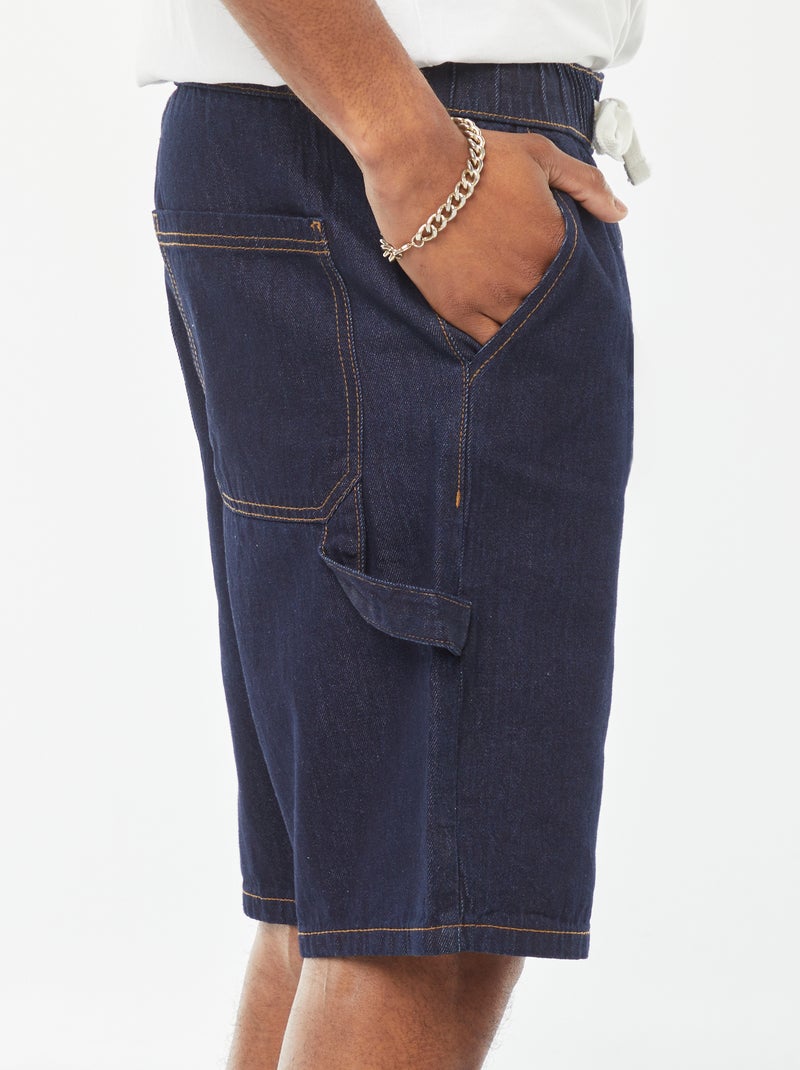 Bermuda en jean avec poches Brut - Kiabi