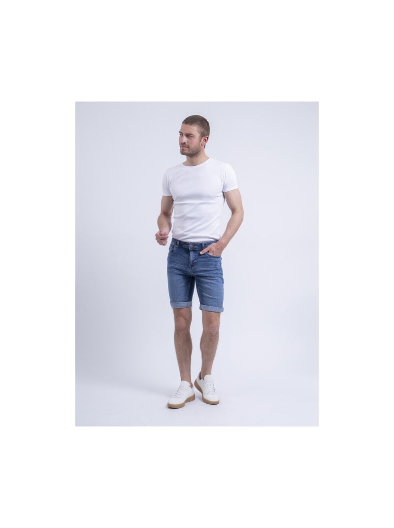 Bermuda en jean BELONI Bleu foncé - Kiabi