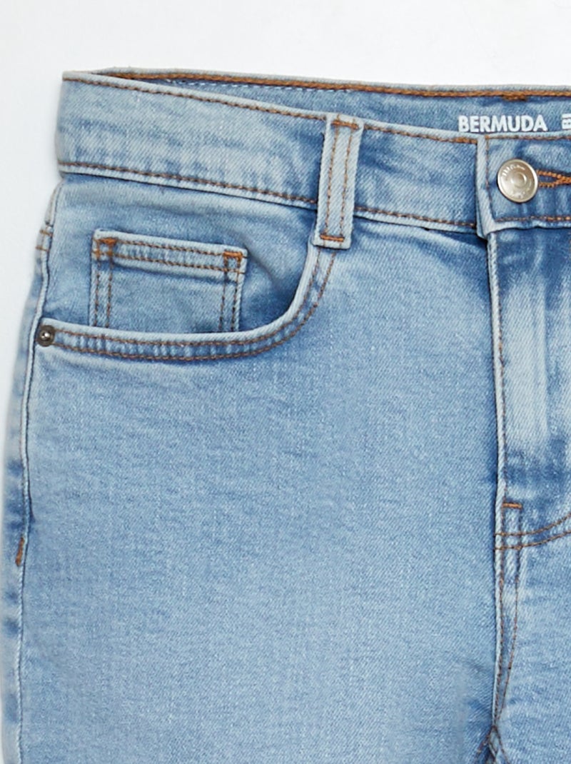 Bermuda en jean BLEU - Kiabi