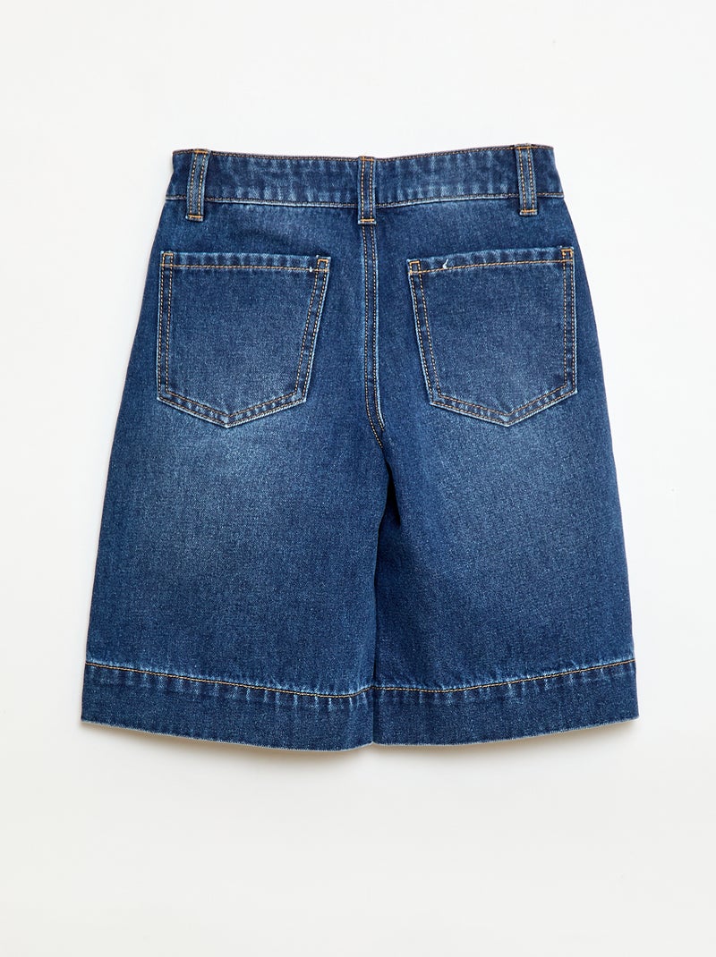 Bermuda en jean Bleu - Kiabi