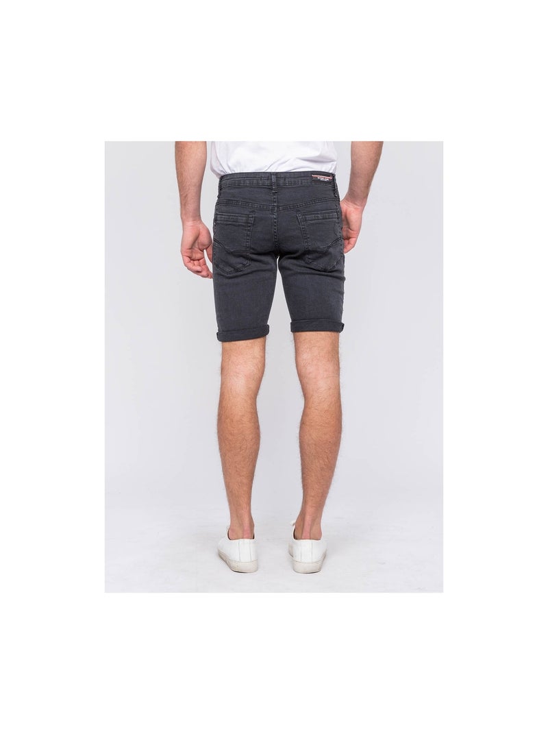 Bermuda en jean BLODO Noir - Kiabi