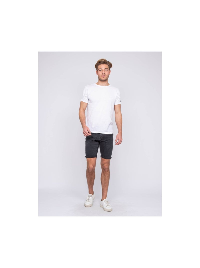 Bermuda en jean BLODO Noir - Kiabi