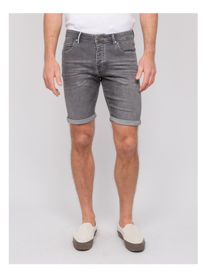 Bermuda en jean BLOPERS Gris - Kiabi