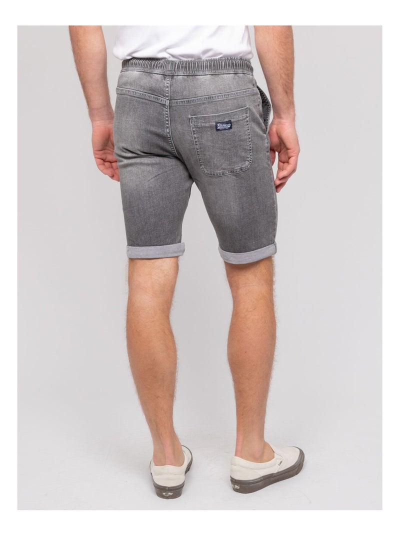 Bermuda en jean BRITER Gris - Kiabi
