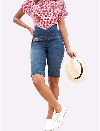 Bermuda En Jean Qualité Coton Doux Sur La Peau - Taille Standard - Witt