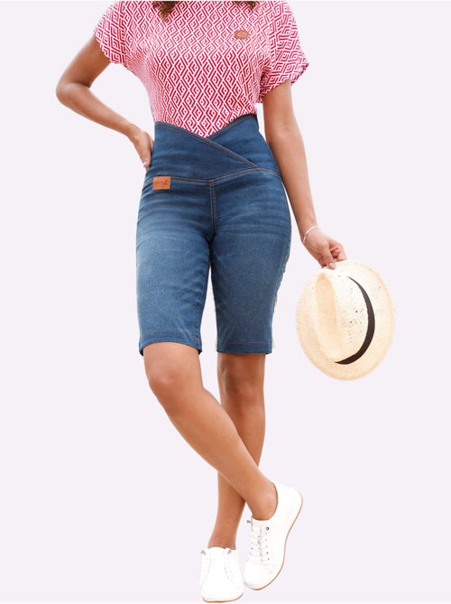 Bermuda En Jean Qualité Coton Doux Sur La Peau - Taille Standard - Witt - Kiabi