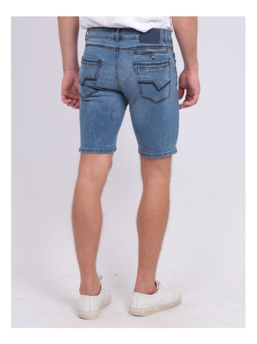 Bermuda en jean slim BAKERFIELD - Kiabi Bermuda en jean slim BAKERFIELD - Kiabi