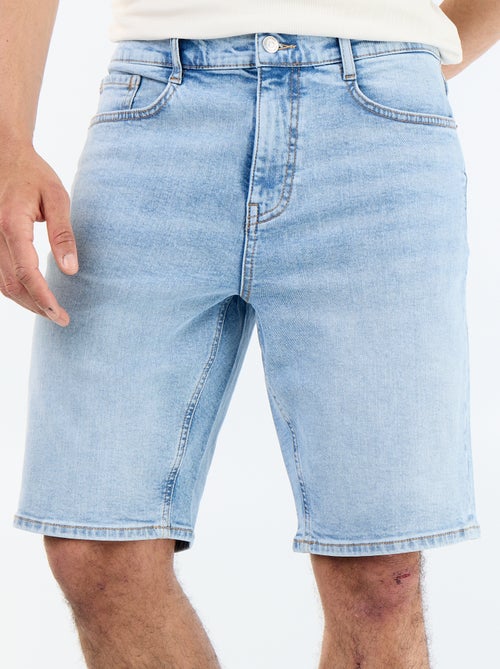 Bermuda en jean slim fit - Kiabi