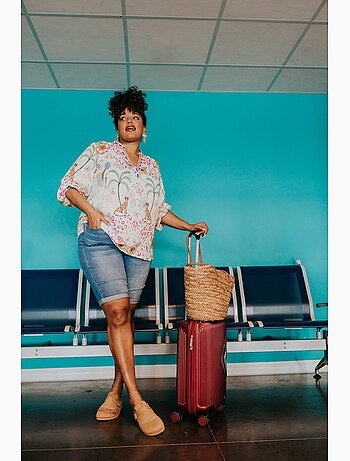 Bermuda en jeans en fibres recyclées PAPRIKA