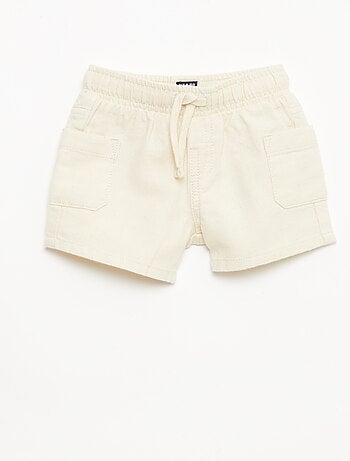 Bermuda en lin mélangé