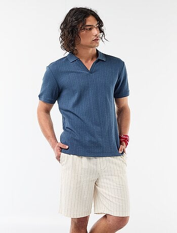 Bermuda en lin mélangé