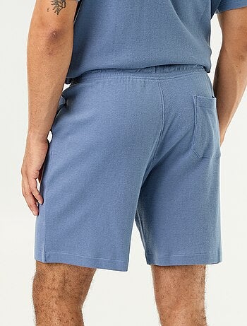 Bermuda en maille gaufrée