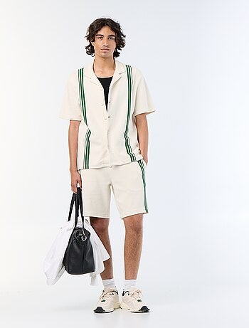 Bermuda en maille lourde