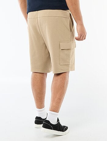 Bermuda en maille piquée avec poches à rabat