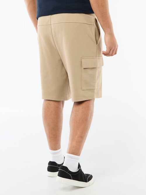 Bermuda en maille piquée avec poches à rabat - Kiabi