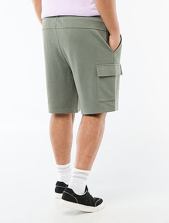 Bermuda en maille piquée avec poches à rabat