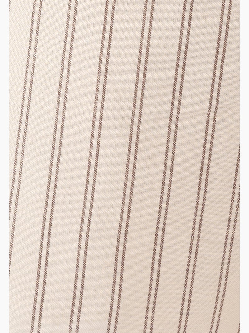 Bermuda en mélange lin et viscose - Damart Marron - Kiabi