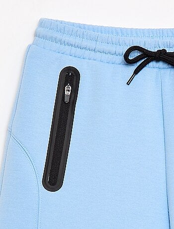 Bermuda en molleton avec poches zippées