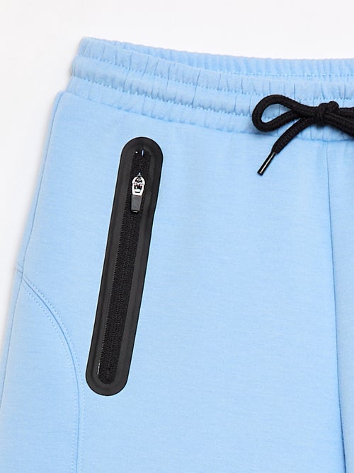 Bermuda en molleton avec poches zippées - Kiabi