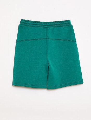 Bermuda en molleton avec poches zippées