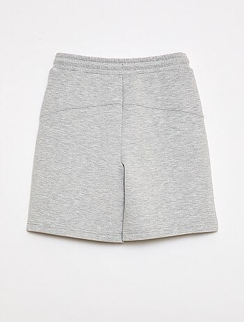 Bermuda en molleton avec poches zippées