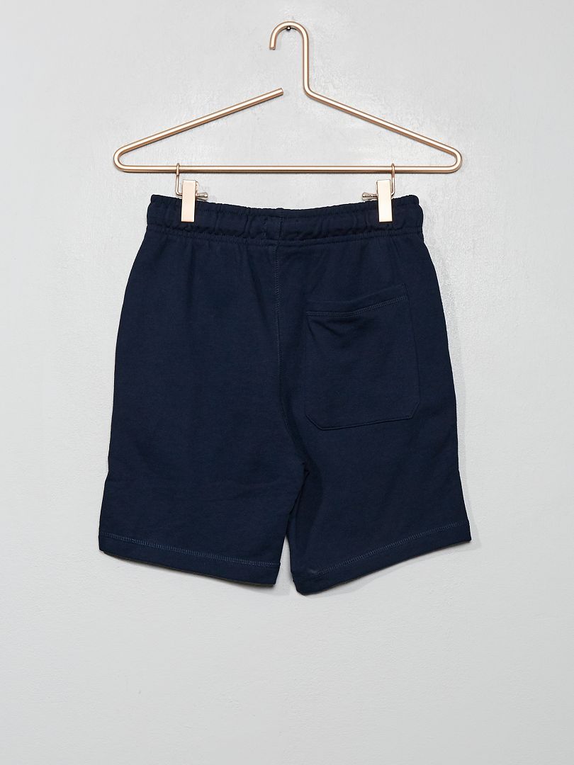 Bermuda Bébé Garçon Vertbaudet Marine - Short Molleton 100% Coton Taille 6M/67cm