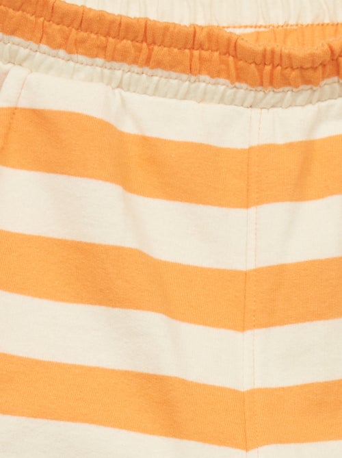 Bermuda en molleton imprimé all over - Kiabi