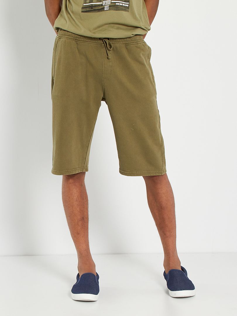 Jan Vanderstorm Bermuda Molleton Homme Grande Taille Harthaknut - Jogging Court Confort Taille Élastique Jusqu'à 7XL