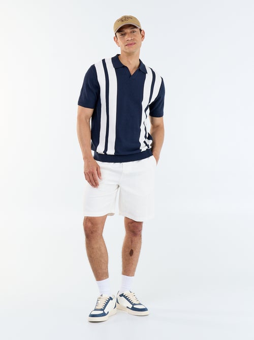 Bermuda en molleton léger avec cordons de serrage - Kiabi