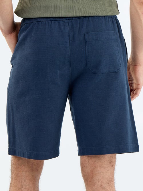 Bermuda en molleton léger avec cordons de serrage - Kiabi