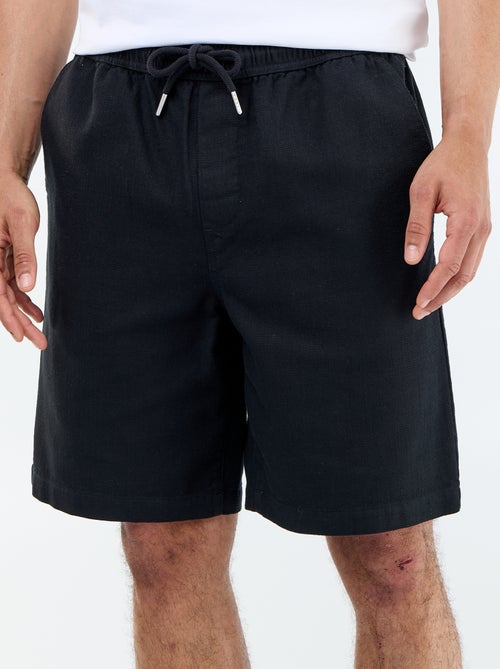 Bermuda en molleton léger avec cordons de serrage - Kiabi