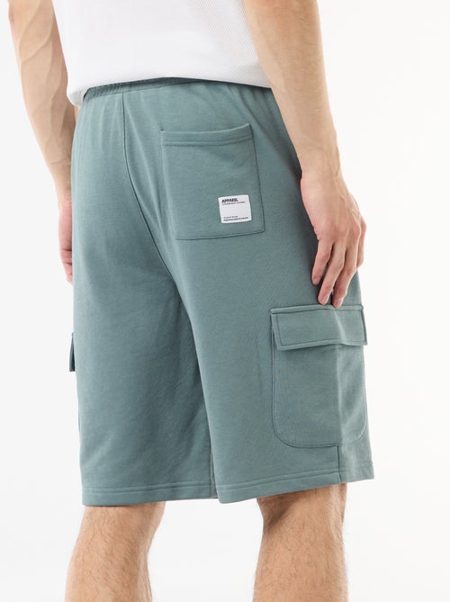 Bermuda en molleton léger avec poches à rabat - Kiabi