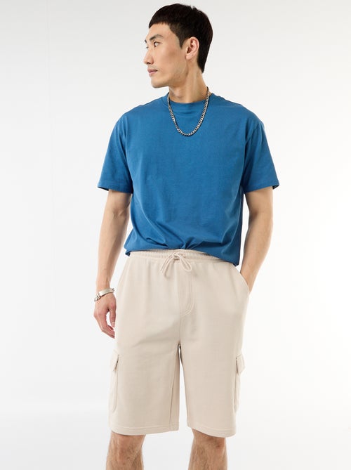 Bermuda en molleton léger avec poches à rabat - Kiabi