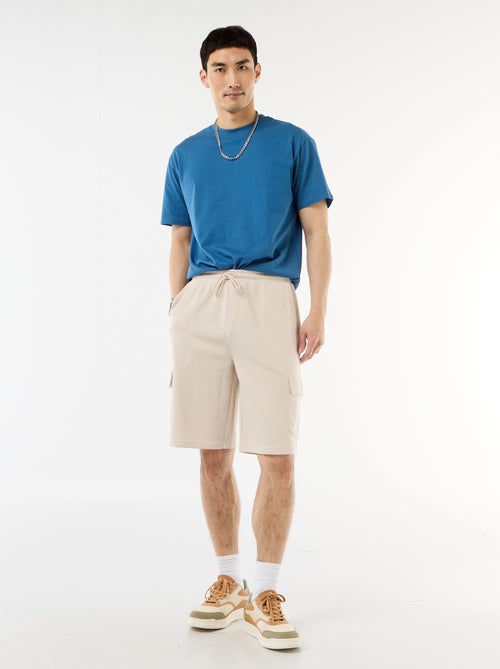 Bermuda en molleton léger avec poches à rabat - Kiabi