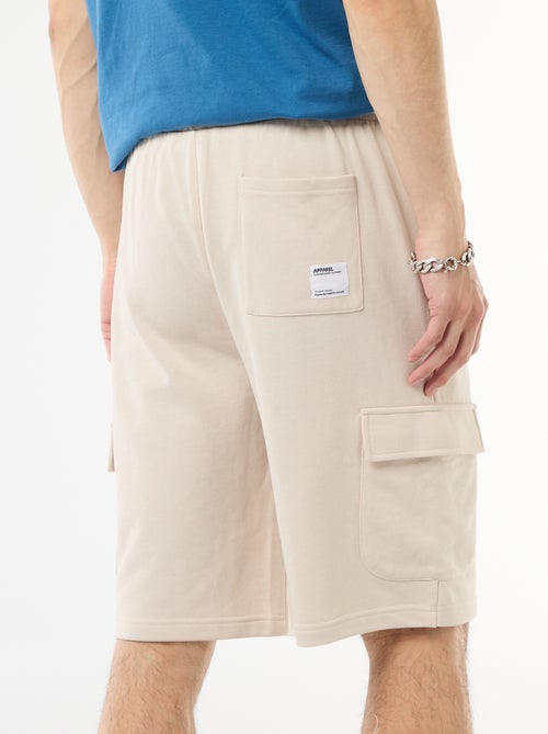 Bermuda en molleton léger avec poches à rabat - Kiabi