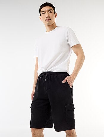 Bermuda en molleton léger avec poches à rabat