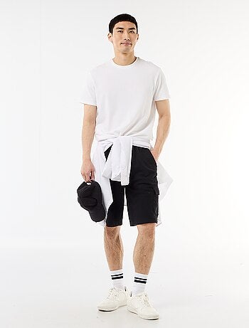 Bermuda en molleton léger avec poches à rabat