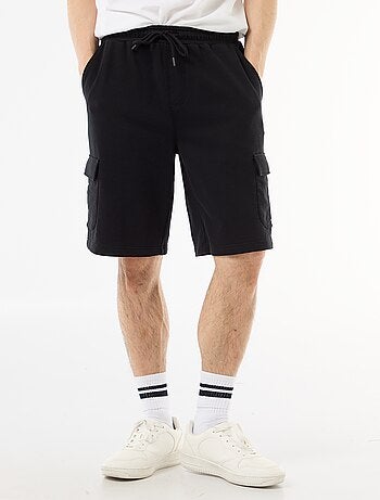 Bermuda en molleton léger avec poches à rabat