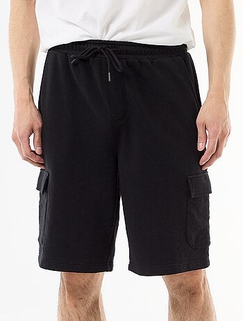 Bermuda en molleton léger avec poches à rabat