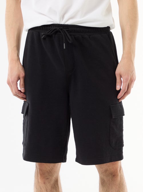 Bermuda en molleton léger avec poches à rabat - Kiabi