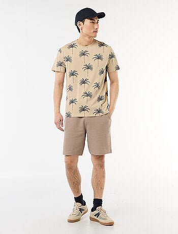 Bermuda en molleton léger (french-terry)