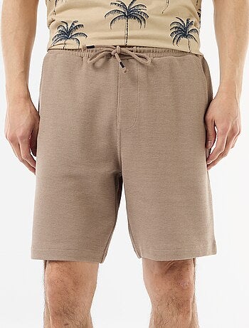 Bermuda en molleton léger (french-terry)
