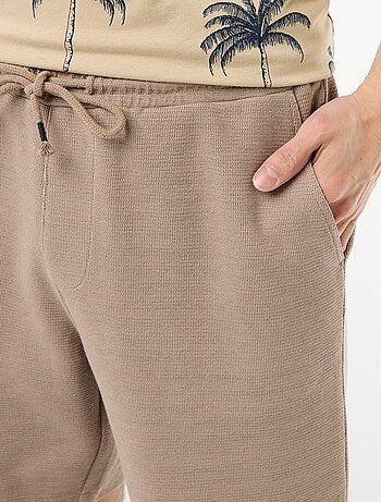 Bermuda en molleton léger (french-terry)