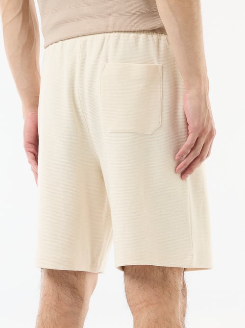 Bermuda en molleton léger (french-terry) - Kiabi
