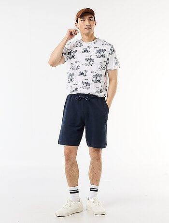 Bermuda en molleton léger (french-terry)