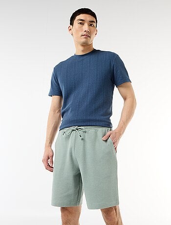 Bermuda en molleton léger (french-terry)
