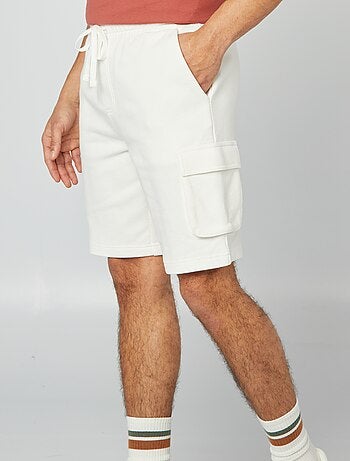 Bermuda en molleton léger multipoches