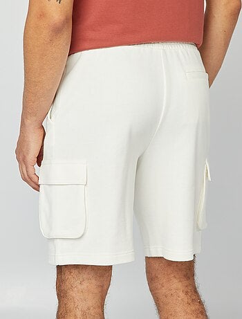 Bermuda en molleton léger multipoches