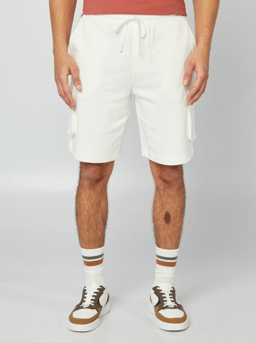 Bermuda en molleton léger multipoches - Kiabi